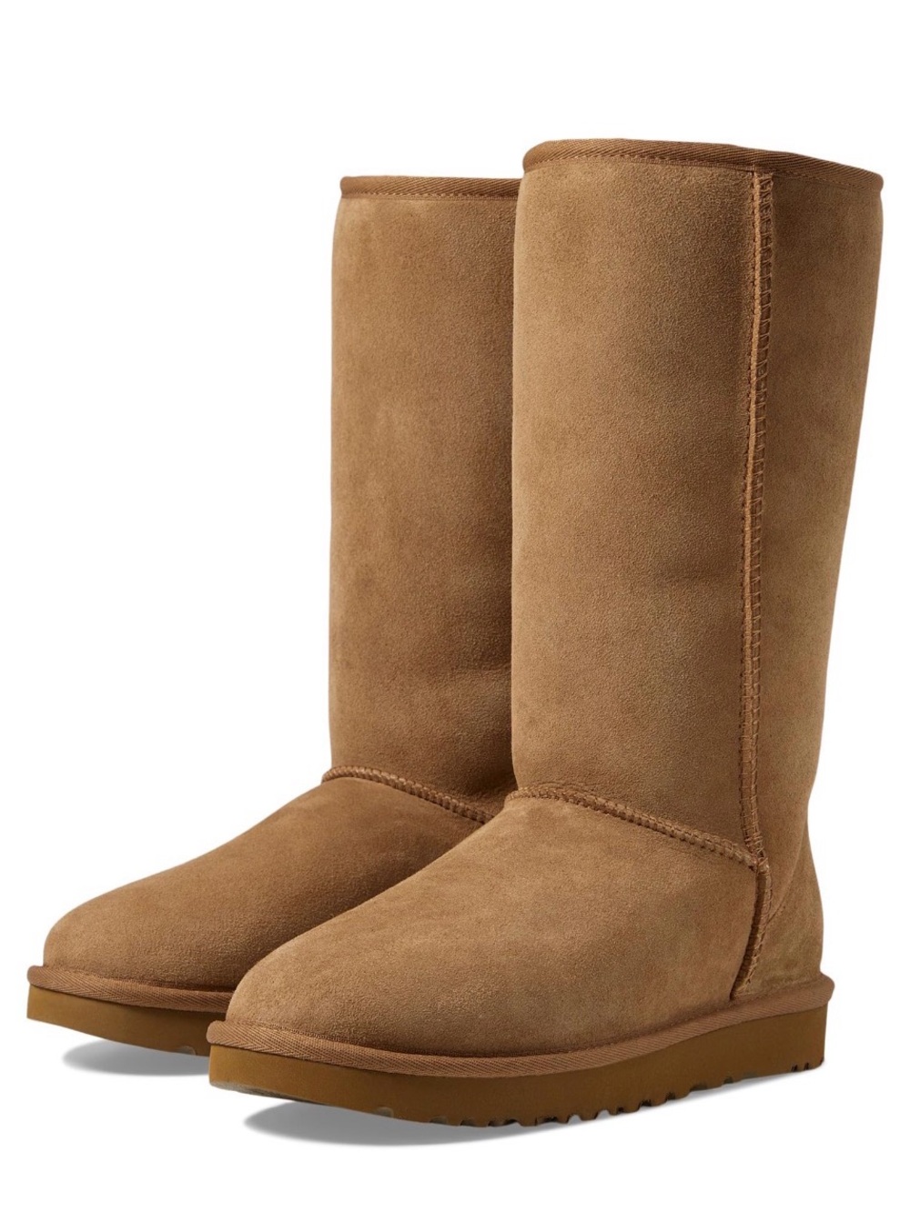 Classic Tall II Suede Winter Boots - Chestnut